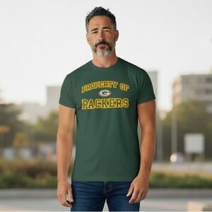 NFL GREEN BAY PACKERS Men’s XL Green Cotton T-Shirt